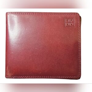 Givenchy Burgundy Leather Wallet